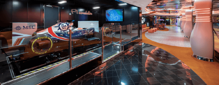 Freizeitangebote auf der MSC Seaview