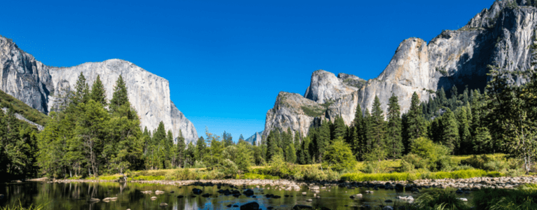 Beeindruckende Ansichten aus dem Yosemite National Park
