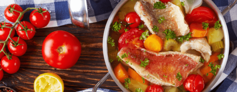 Leckere Fischsuppe: Kakavia